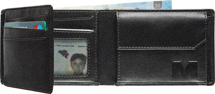 Actual product image Maverick Wallet All Black 11 x 8.1 cm