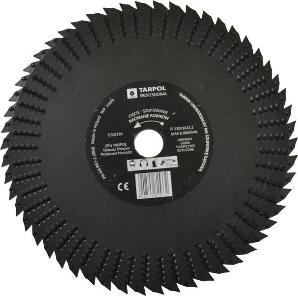 Actual product image Tarpol TARNIK UNIWERSALNY FI = 230mm x 3 x 22.2mm T-33