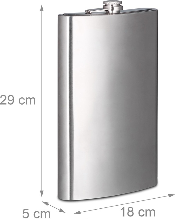 Image du produit Relaxdays Flacon pour la hanche XXL (1800 ml)