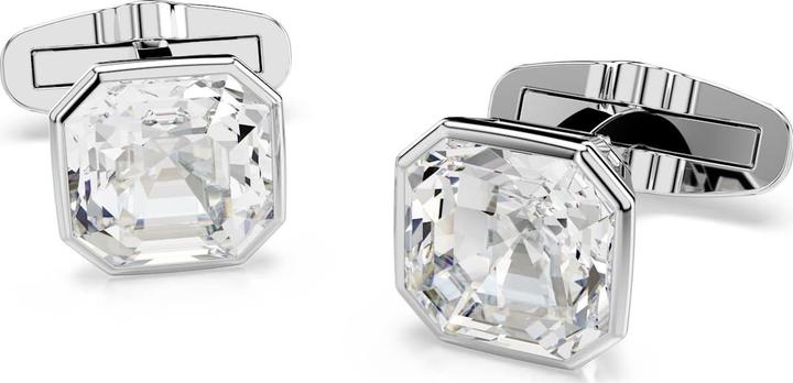 Actual product image Swarovski Millenia Manschettenknöpfe Oktagon-Schliff Weiss Rhodiniert (Swarovski Metal)
