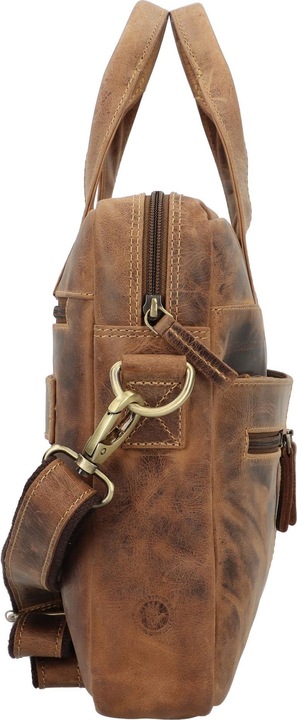Actual product image Greenburry Vintage Aktentasche Leder 38 cm Laptopfach (14.96")