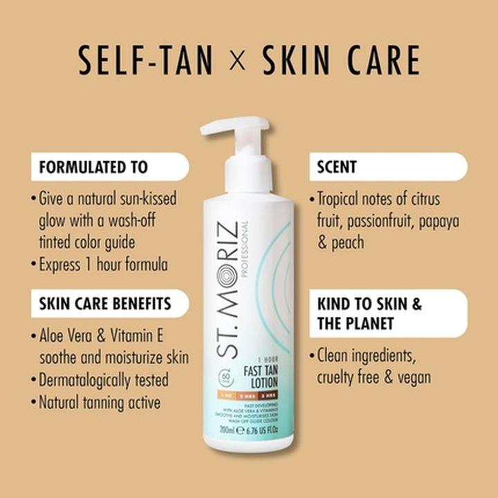 Actual product image St. Moriz St Moriz Professional Fast Lotion (200 ml)