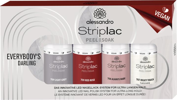 Produktbild Alessandro Frozen Beauty (709 Light Grey, 707 Milky Touch, 708 Always Nude, 759 Red Rose, UV-Gel Lack)