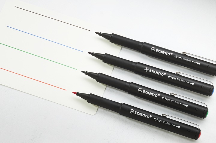Actual product image STABILO Driver Medium 0.8mm Black (Black, 1 x)