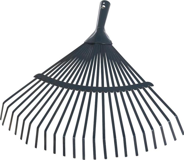 Actual product image Siena Garden Fan broom, 22 tines fixed without handle, anthracite