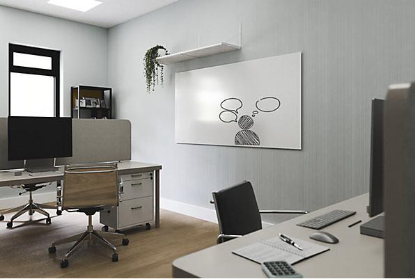 Image du produit kaiserkraft Tableau blanc sans cadre (198 x 98 cm)