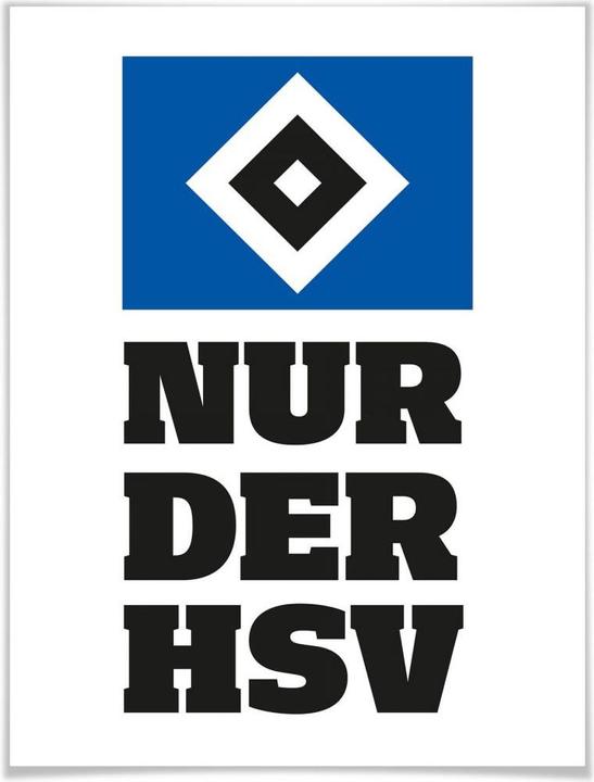 Produktbild Hamburger SV Nur der HSV 01 (50 x 60 cm)