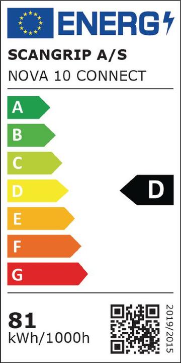 Label énergétique Scangrip Connect Nova 10 (10000 lm)