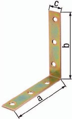 Produktbild Alberts Stuhlwinkel 50 x 50 x 15 mm sendzimirverzinkt 1 Stck (1 Stk.)