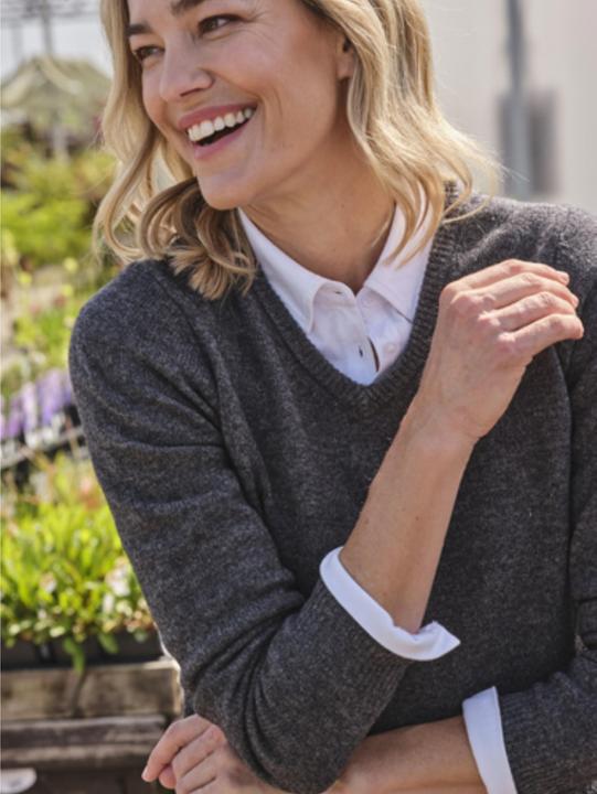 Produktbild Woolovers Pullover VAusschnitt Schafwolle (L)