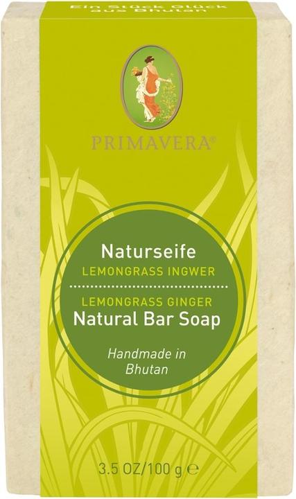 Actual product image Primavera Natural soap LEMONGRASS INGWER (Hard soap)