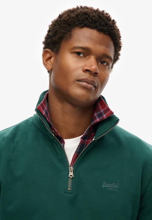 Produktbild Superdry Essential Sweatshirt mit halblangem Reissverschluss und Logo (L)
