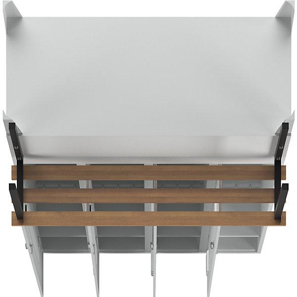 Actual product image Wolf Clothes locker with bench in front (120 cm, 185 cm)