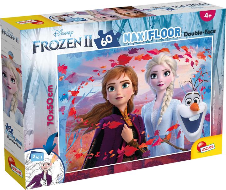 Actual product image Lisciani Puzzle Supermaxi 60 double sided Frozen 2 (60 pieces)