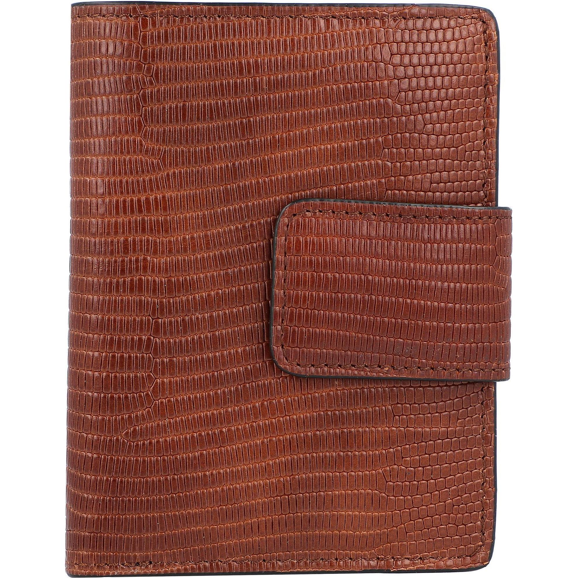 Castelijn & Beerens, Damen, Portemonnaie, Donna Geldbörse RFID Leder 9 cm, Braun