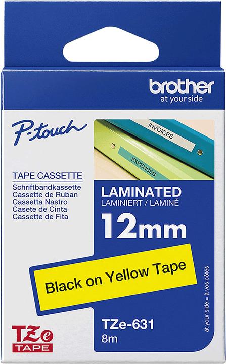 Produktbild Brother Tze-631 (1.20 cm, Gelb, Schwarz)
