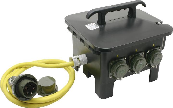 Actual product image Mennekes Six-way distributor THW version 230 V/400 V, 32 A (6x, CEE 7/3)