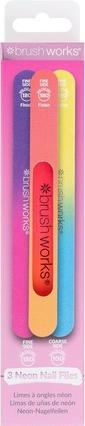 Brush Works Brushworks Neon Nail Files - Pack of 3