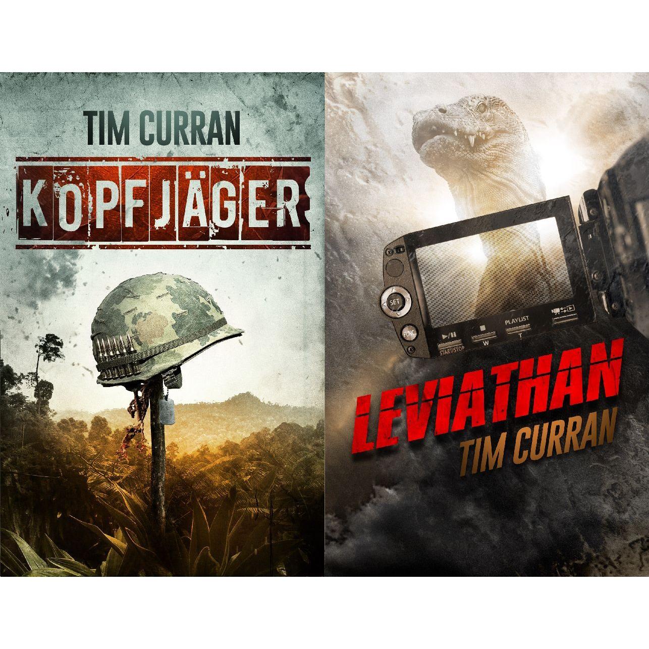 Leviathan / Kopfjäger, Belletristik von Tim Curran