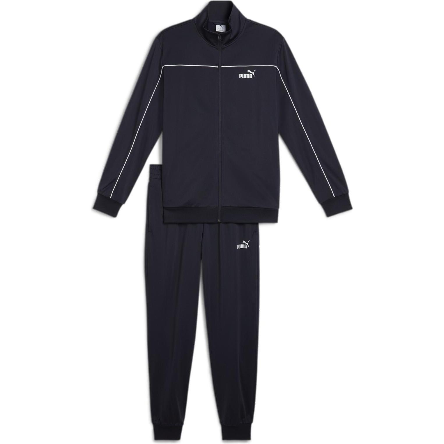 Puma, Damen, Laufjacke, Poly Piping Suit (XL), Blau, XL