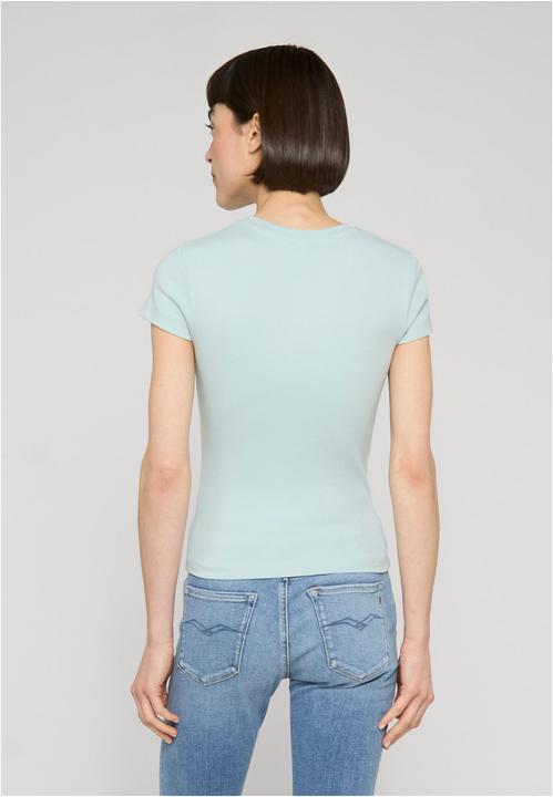Produktbild Urban Classics Ladies Short Slim Tee mutedblue M (M)