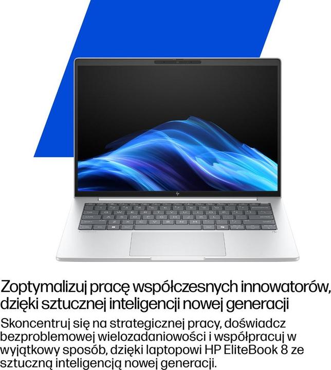 Actual product image HP EliteBook 8 G1a 16 inch Notebook Next Gen AI PC (16", 1000 GB, 32 GB, Numeric keypad)