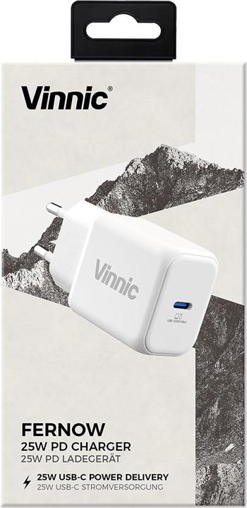Actual product image Vinnic FERNOW PD Charger (25 W, 1 portion)