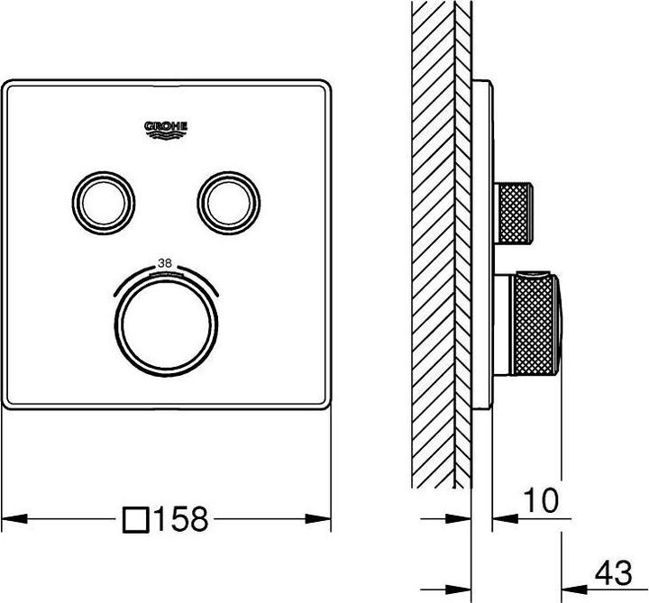 Produktbild Grohe Grohtherm SmartControl
