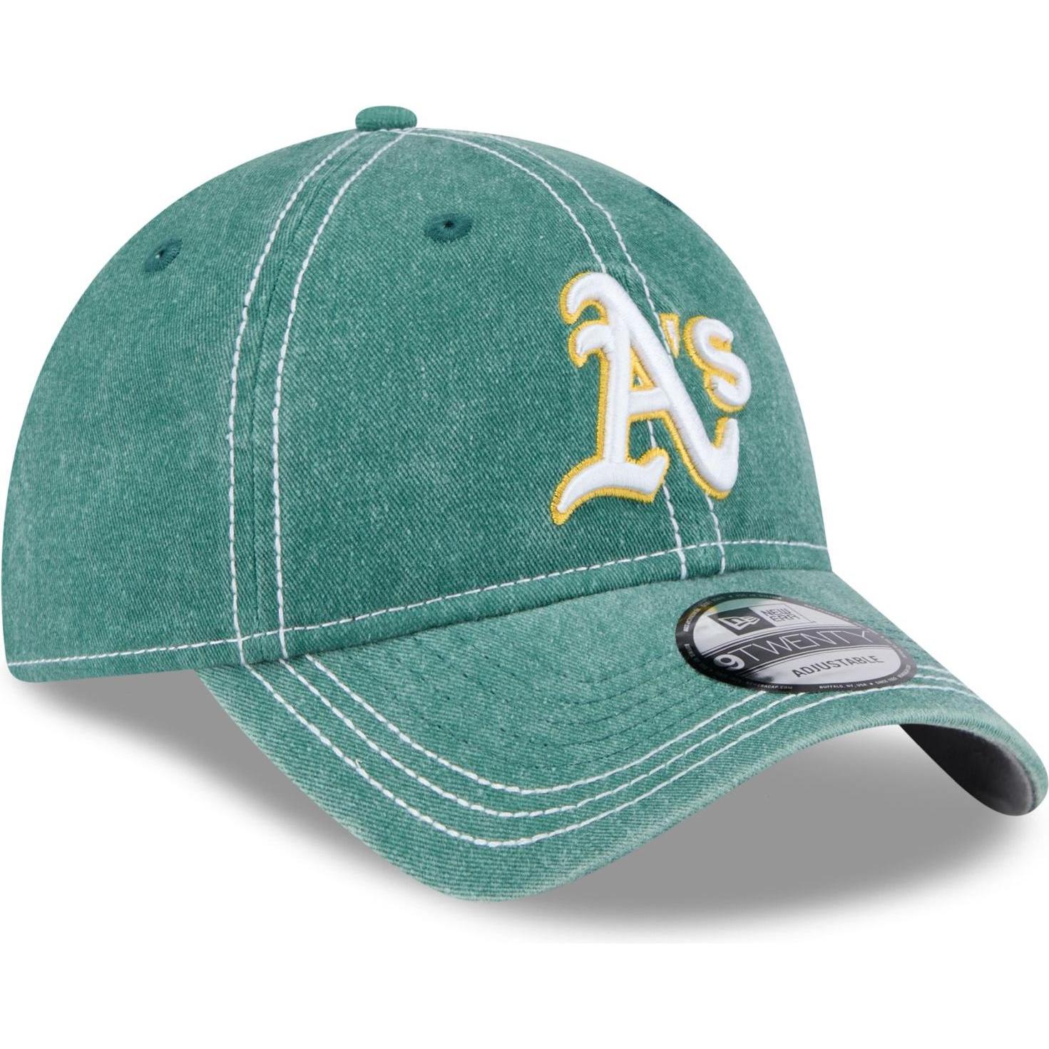 New Era, Herren, Cap, 9Twenty Cap - Washed Oakland Athletics Vintage Green, Grün