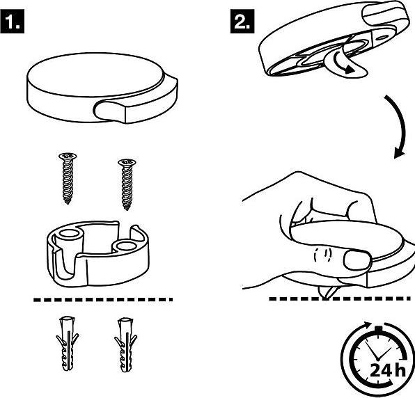 Immagine prodotto Wagner System Fermaporta a pavimento rotondo (2 pz.)