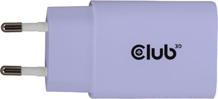 Image du produit Club 3D Club3D Lifestyle Ladegerät USB-C 30Watt, 2Stk lila retail (30 W)