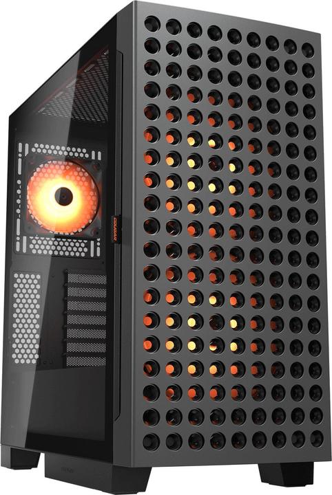 Produktbild Cougar Gehäuse Midi-Tower, Airface ECO, ARGB, Schwarz (ATX, Mini-ITX, mATX, SSI CEB)
