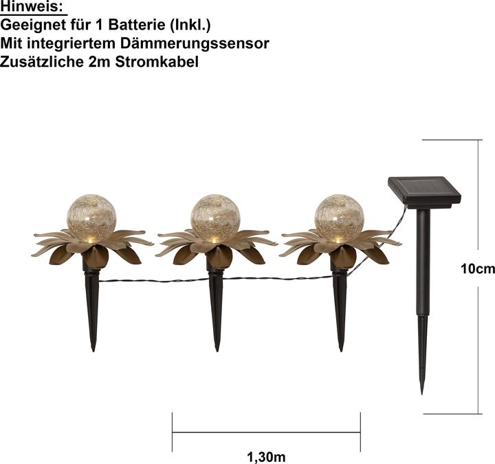 Image du produit Star Trading Solar Decoration Lilly (IP44)