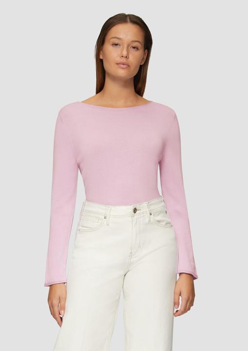 Produktbild S.Oliver Strickpullover Leichter Feinstrickpullover mit Rollkante (38)