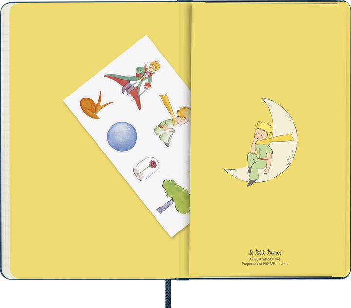 Image du produit Moleskine NB&Cahier Set Prince Lune (21 x 13 cm, Règle spéciale, Couverture rigide)