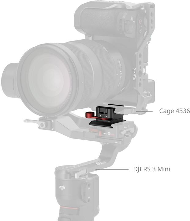 Produktbild SmallRig NATO Clamp to Arca-Swiss Quick Release Plate MD4857