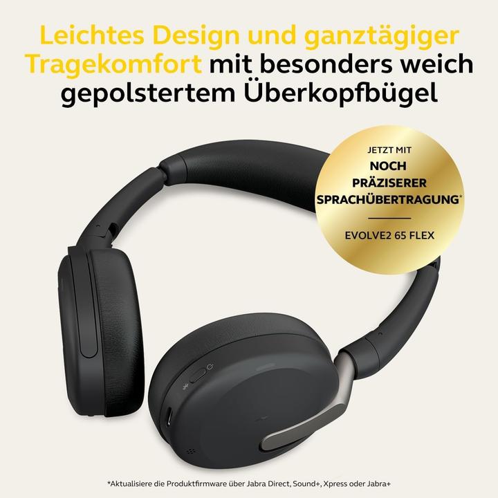 Actual product image Jabra Evolve2 65 Flex MS (Wireless, USB-C)