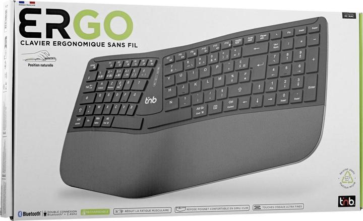 Image du produit T'nB TNB Clavier Ergo BT+2,4GHZ (Sans fil)