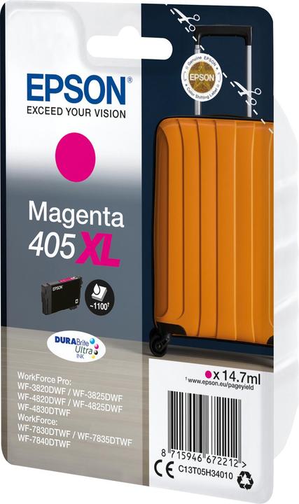 Produktbild Epson Singlepack 405XL DURABrite Ultra Ink (M)