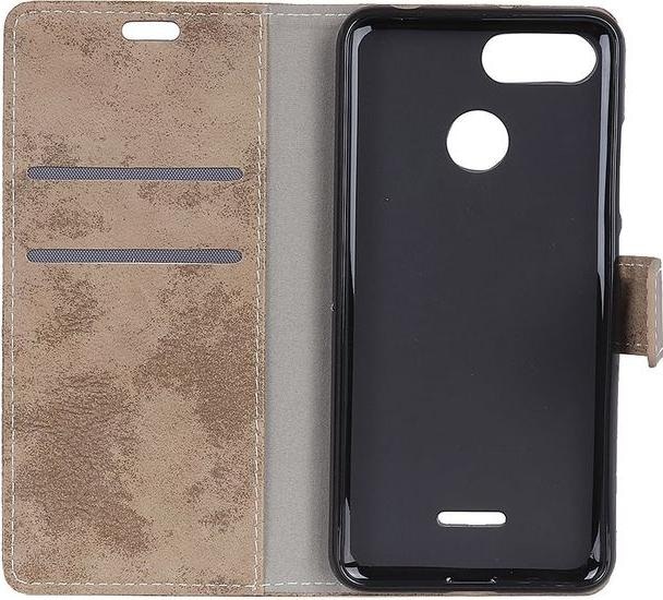Produktbild MU Style Vintage Leder Bookcover Series (Xiaomi Redmi 6)