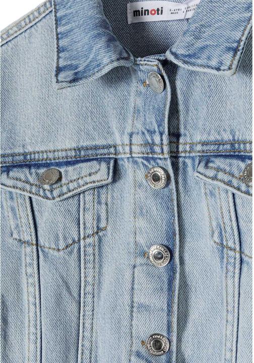 Actual product image Minoti Girls Plain Oversized Denim Jacket (128)