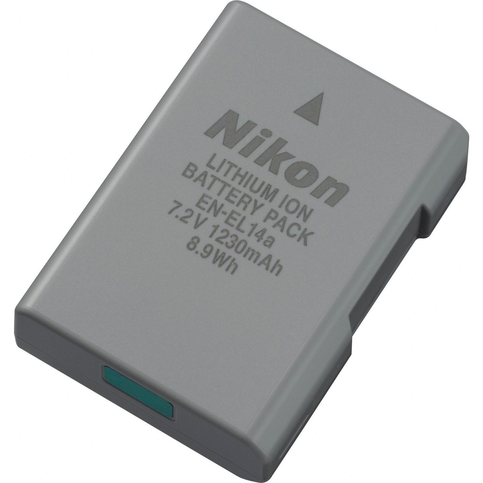 Nikon EN-EL14a (Batteria della fotocamera), Alimentatore fotocamera, Grigio