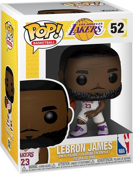 Produktbild Funko POP! - NBA: LeBron James White Uniform (Lakers)
