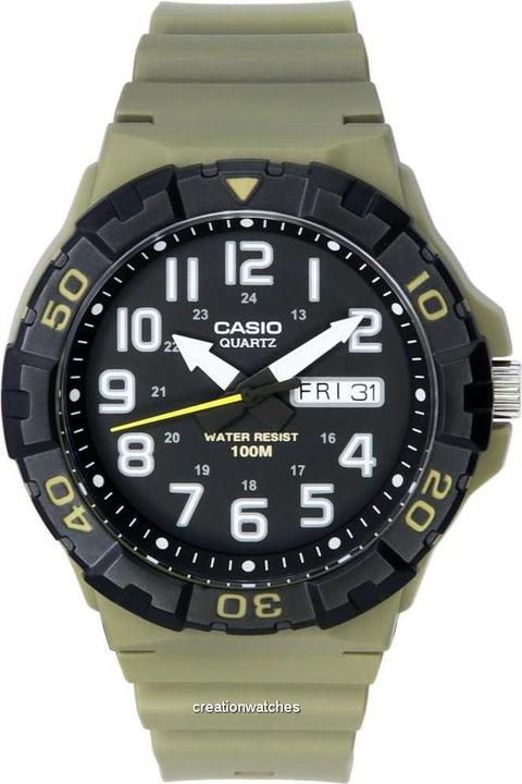 Actual product image Casio MRW-210H-5AVDF (Analogue wristwatch, 50 mm)