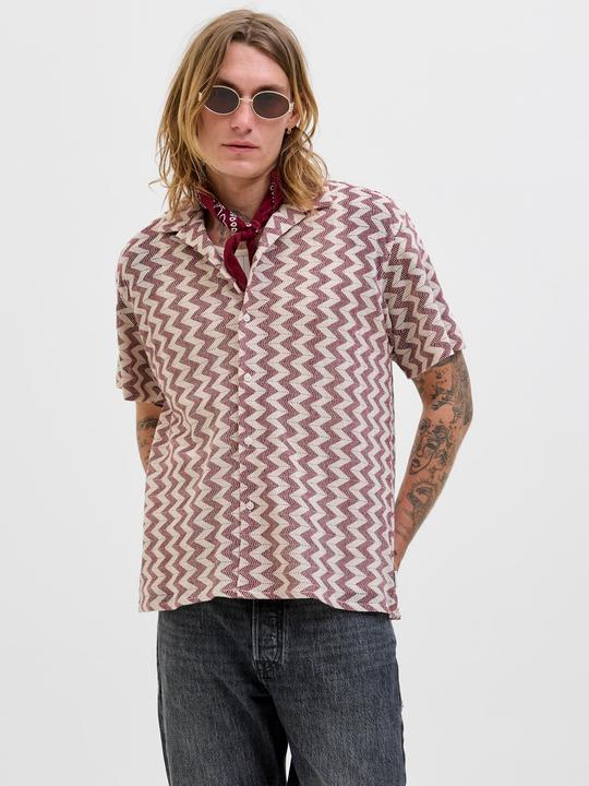 Produktbild Jack & Jones Jorsummer Luke Texture Resort Shirt Ss (XL)