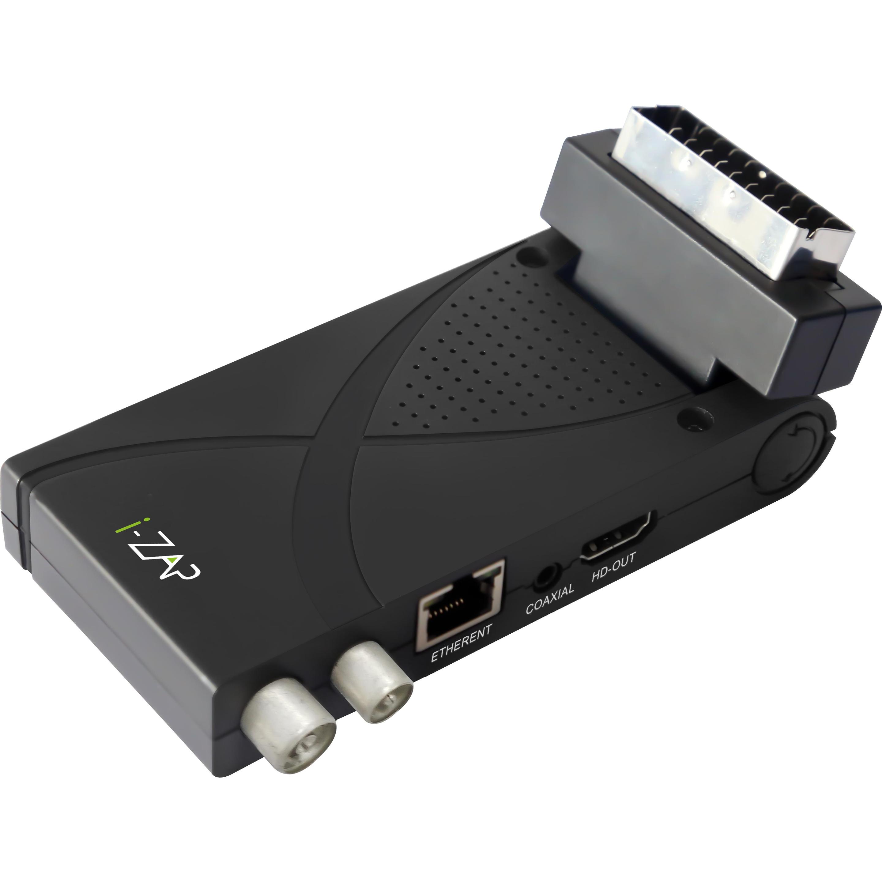 Zap I-Zap Decoder T375 Dvbt2 Hevc Usb Hd (DVB-T, DVB-T2), Ricevitore TV, Nero