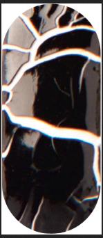 Actual product image Rio Crackle Nails Classic" ( NCRC) (White, Black, Silver)