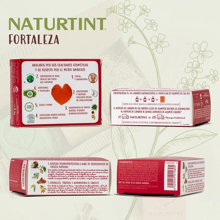 Actual product image Naturtint Solid + Strength Shampoo and Conditioner (Solid shampoo, 75 g)