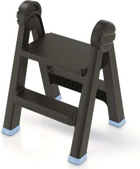 Actual product image Prosperplast Keden TITAN LADDER - light blue (Folding step, 47 cm)