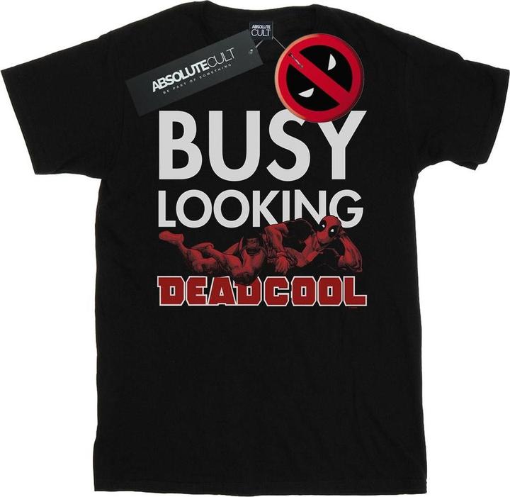 Deadpool Busy Looking Deadcool TShirt (L)